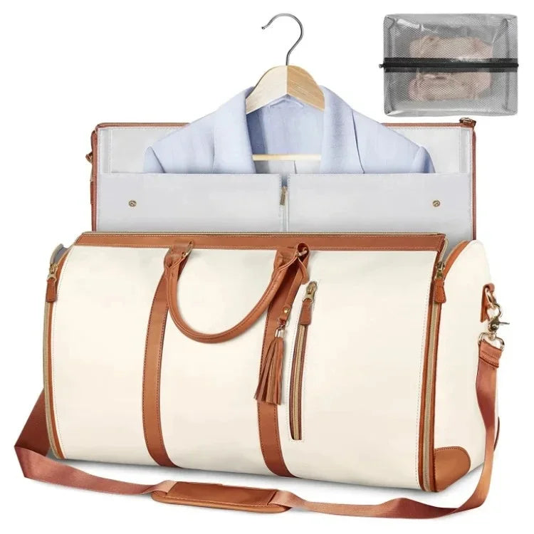 Large Capacity Travel Duffle Bag Women's Handbag Folding Suitbag Waterproof Clothes Totes