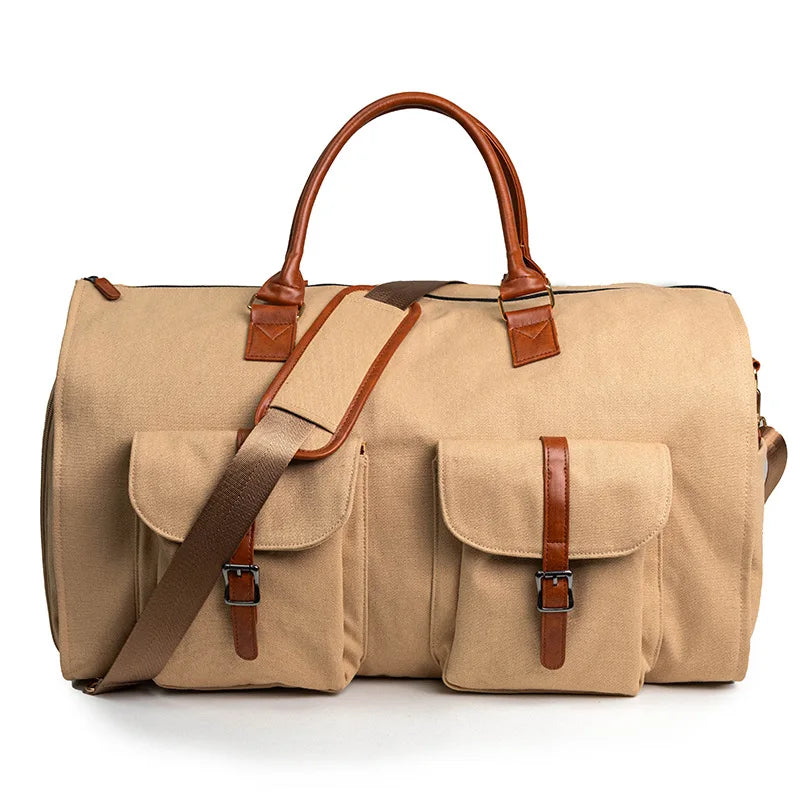 Large Capacity Travel Duffle Bag Women's Handbag Folding Suitbag Waterproof Clothes Totes