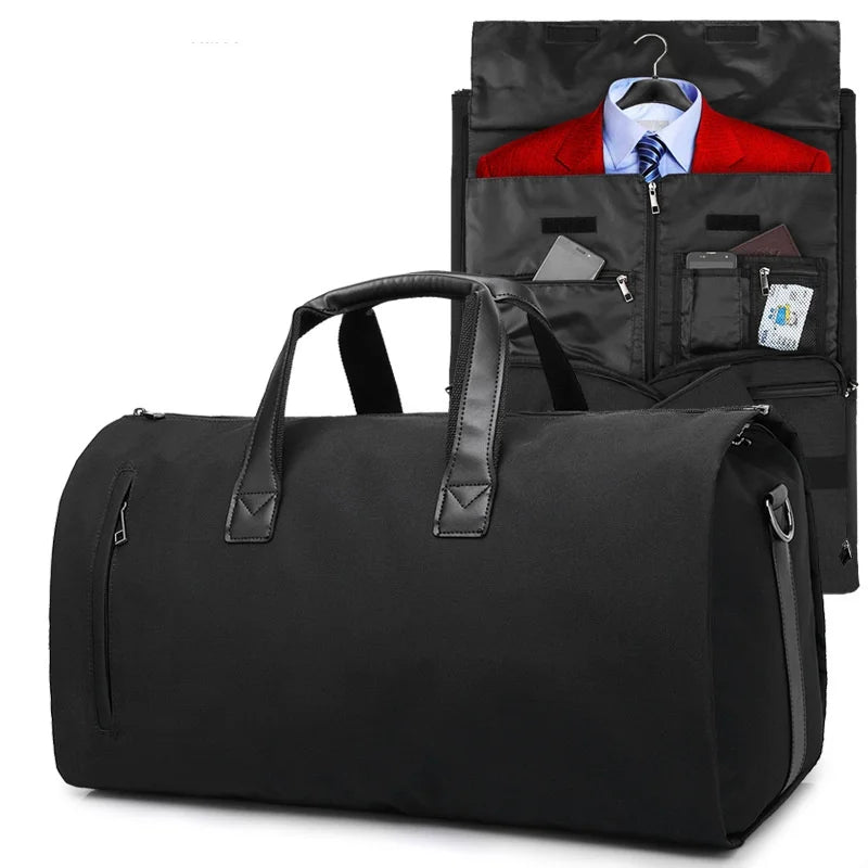 Large Capacity Travel Duffle Bag Women's Handbag Folding Suitbag Waterproof Clothes Totes