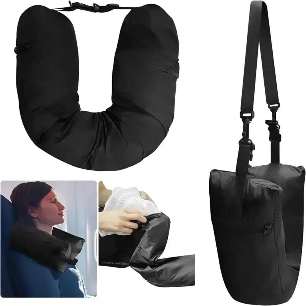 Fillable Travel Neck Pillow