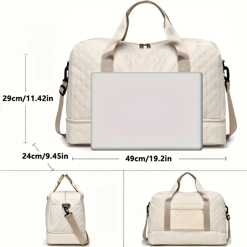 Luxury Tote Bag With Dry/Wet Separation